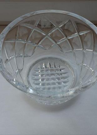 Кристальная посуда конфетница салатница фруктовица