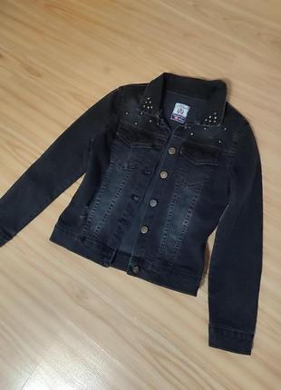 Джинсовый костюм на девочку
