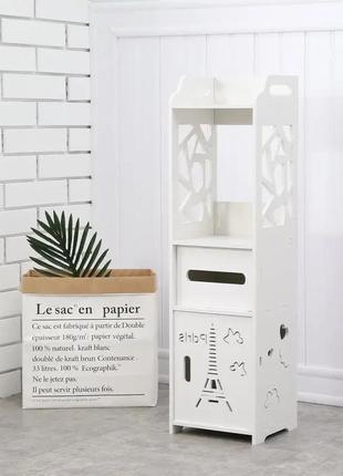 Полиця стелаж пластикова у вану етажерку стійка до вологи pk-02 (80cm*15cm*15cm)