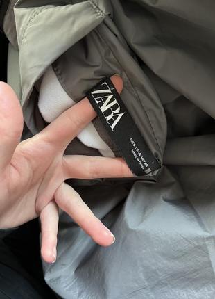 Zara двухсторонний пуховик7 фото