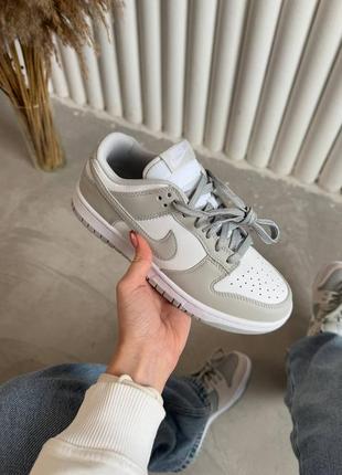 Nike dunk grey camo lux серые шнурки