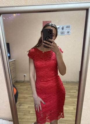 Сукня жіноча червона
