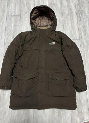 Зимовий пуховик the north face mcmurdo 600 goose down jacket coat brown waterproof