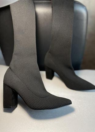 Невероятные текстильные ботфорты