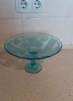 Ваза для фруктов винтажная посуда