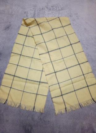 Шарф желтый