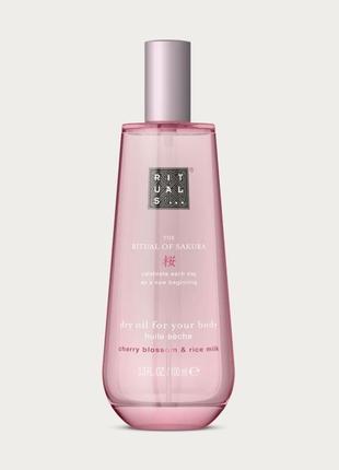 Сухое масло для тела и волос rituals sakura