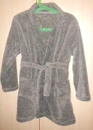 Теплий флісовий халат matalan p.116-122см(6-7років)