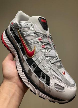 Nike p-6000 white/red