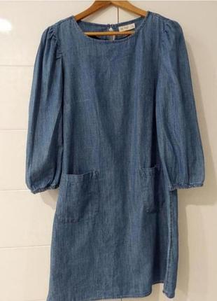 Платье, платье f&amp;f джинсовое