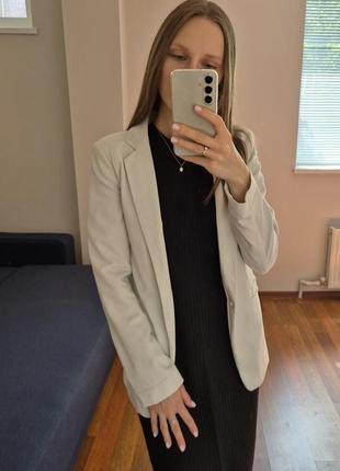 Белый пиджак XL / 50