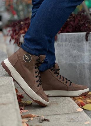 Чоловічі черевики ugg з натуральної шкіри