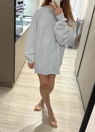 Вареное платье или свитшот португальского бренда daily paper heracid oversized sweatshirt washed mikuta