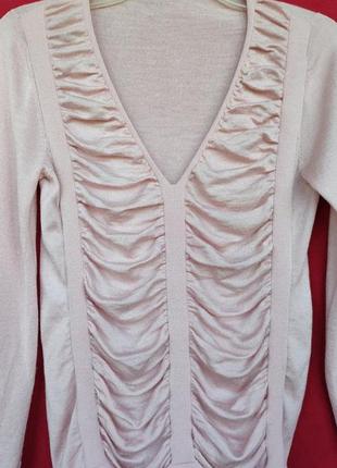 Лонгслив пастельно-розового цвета оригинал