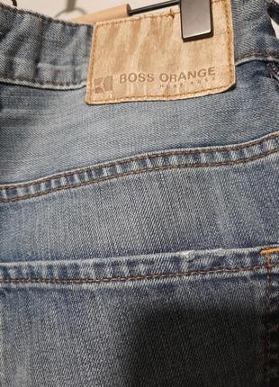 Джинси Hugo boss orange menʼs blue denim jeans regular fit джинси