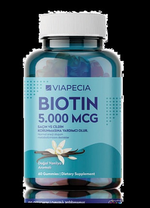 Жувальна дієтична добавка "біотин 5000 мкг" 60 шт