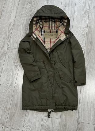 Женская пуховая куртка, пуховик burberry brit хс размер