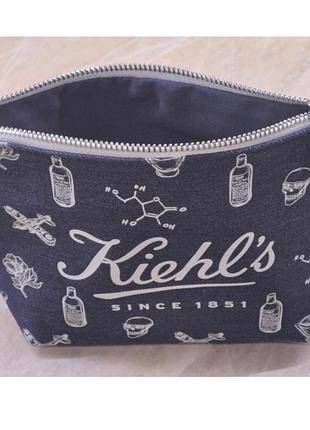 Оригинальная брендовая косметичка kiehl's. размер 22×15.