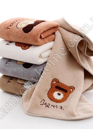 Рушники кухонні "ведмедики" 25*50 набір 4 шт