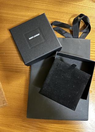 Упаковка коробка saint laurent для бижутерии