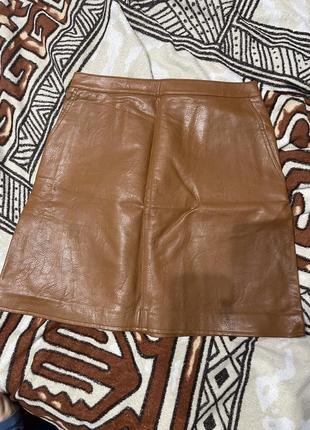 Шкіряна спідниця