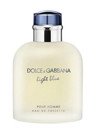 Чоловіча туалетна вода dolce & gabbana light blue pour homme 125 мл