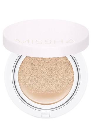 Тональный кушон для лица magic cushion cover lasting, missha