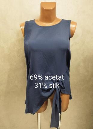 Luisa cerani шелковая блуза от премиального бренда