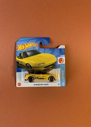 Машинка хот вілс мазда mazda miata mx-5 hot wheels 2024