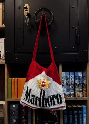 Сумка-шопер "marlboro"