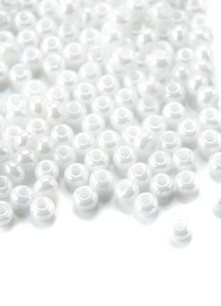 Чеський бісер preciosa № 10 46102 (перламутровий білий) / 5 грам