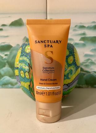 🇬🇧 sancestuary spa крем для рук с маслом ши, кокоса и сладкого миндаля