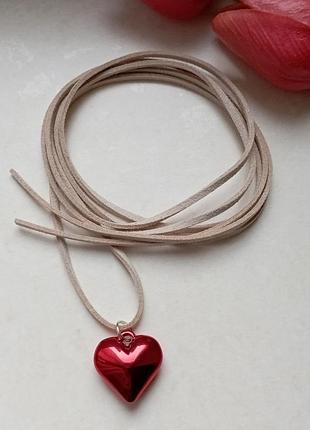 ❤️чокер с подвеской сердечко ❤️ 5
