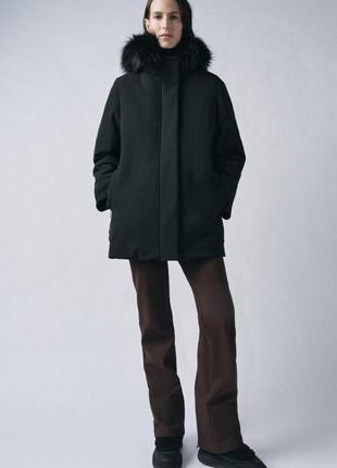 Water-repellent пуховик zw коллекция стеганая куртка