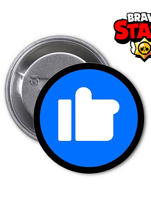 Значок brawl stars бравл старс 43