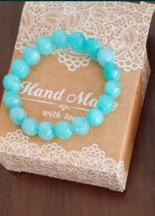 Браслет із аквамарину