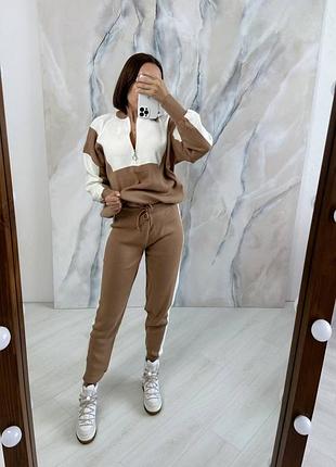 Акция 💣вязаный костюм производитель туречевки кофта и штаны