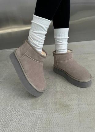 Уггі Bottines sport ugg M Grey Ultra