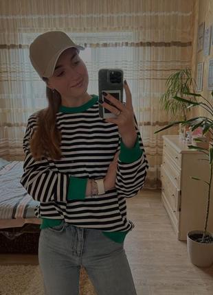 Лонг в полоску