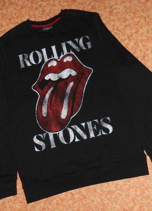 Світшот кофта the rolling stones/рок мерч