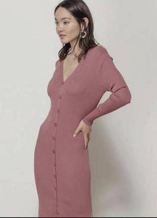 Платье в рубчик 48_52 р