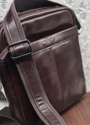 Шкіряна чоловіча сумка katana