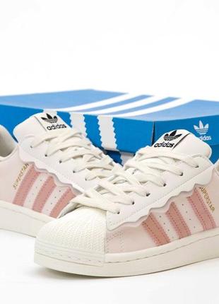 Женские кроссовки adidas superstar cappuccino pink