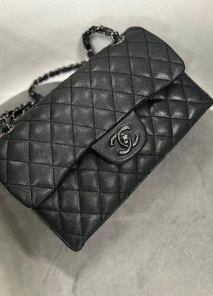 Сумка кожаная в стиле шанель