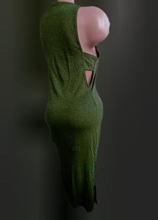 Летнее женское платье с открытым боком