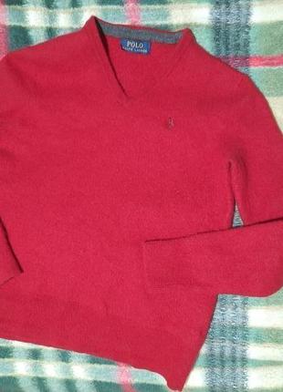 Кофта из шерсти мериноса polo-shirts Grey Kids merino wool2 фото