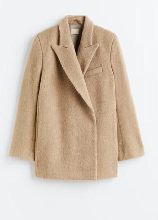 Коротке вовняне пальто h&m (s) +кепка в подарунок