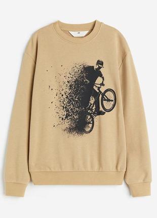 Джемпер свитшот h&m на мальчика подростка 35117, двунитка