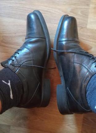Туфли мужские clarks 42 размер целые кожаные