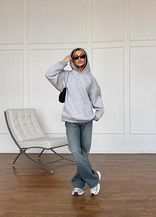 Зимний оверсайз худи унисекс